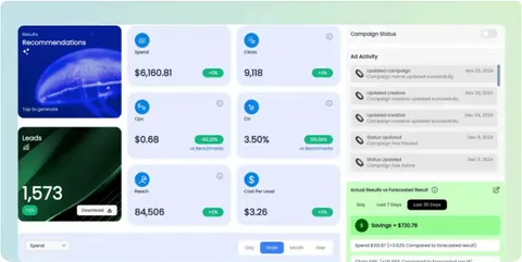 Instant Leads interface